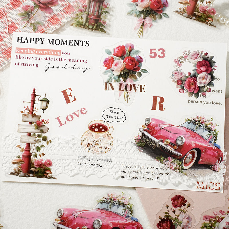 Floral Elegy Stickers