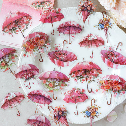 Floral Umbrella Concerto Stickers