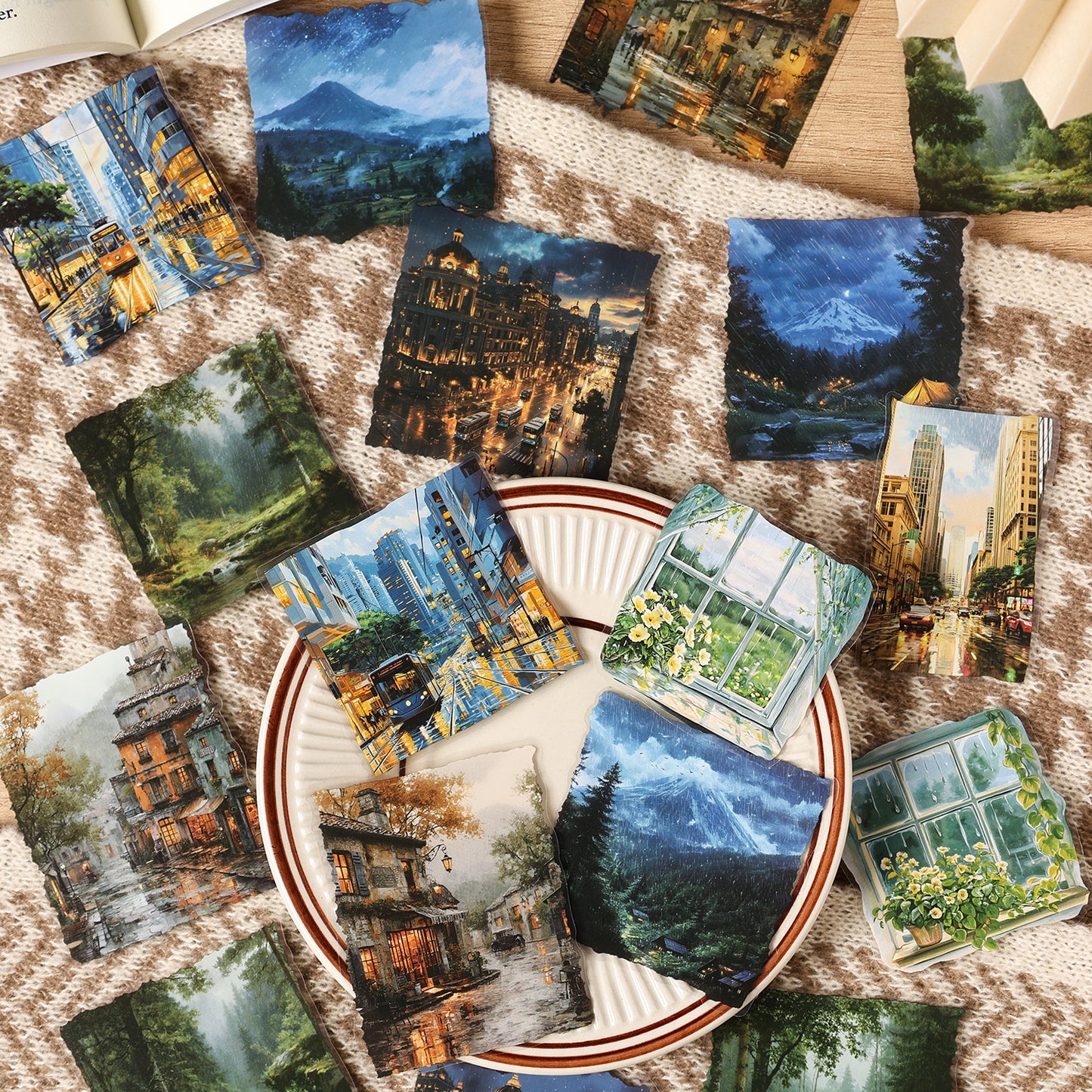 Misty Rainy Season Stickers