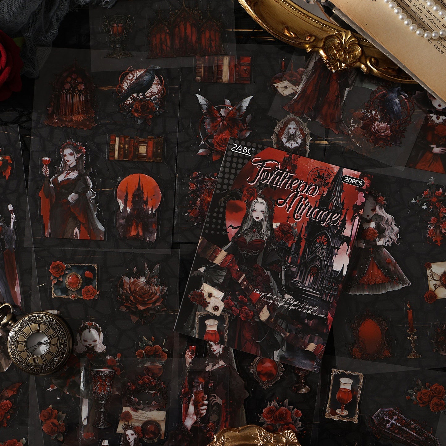 Dark Night Hymn Sticker Book