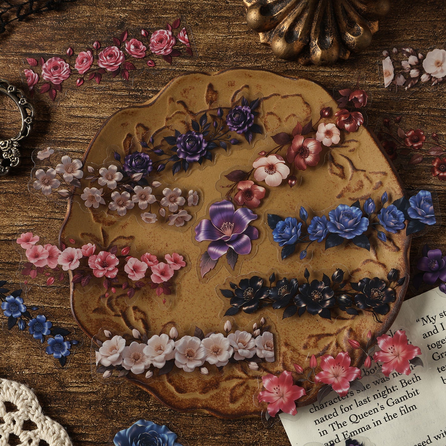 Blooming Art Stickers