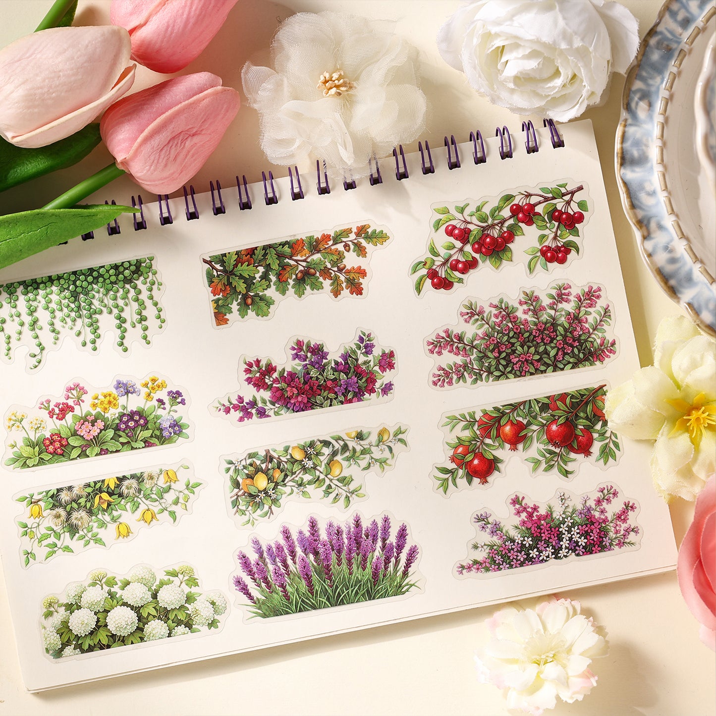 Floral Scene Builder Stickers