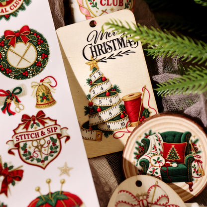 Handmade Christmas Transfer Stickers
