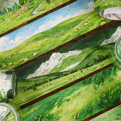 Wandering Green Pasture Washi Tape