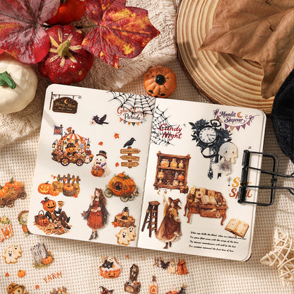 Halloween Rose Banquet Stickers