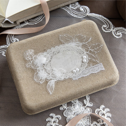 Moonlit Floral Shadows Stickers