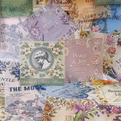 Floral Botanical Vellum Papers
