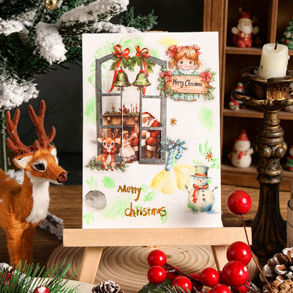 Christmas Winter Tales embossed Papers