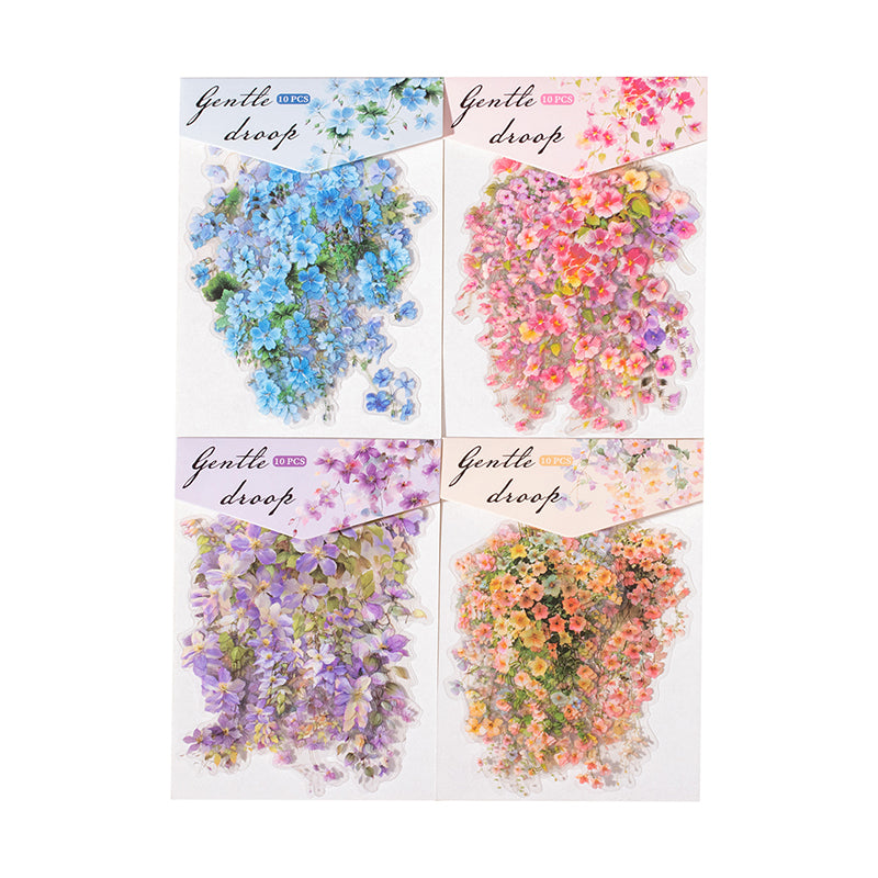 Gentle Floral Vine Stickers