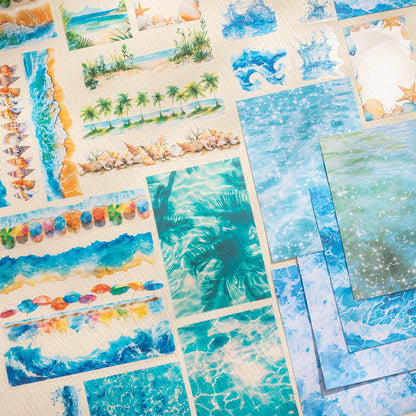 Watercolor Themed Ephemera Pack