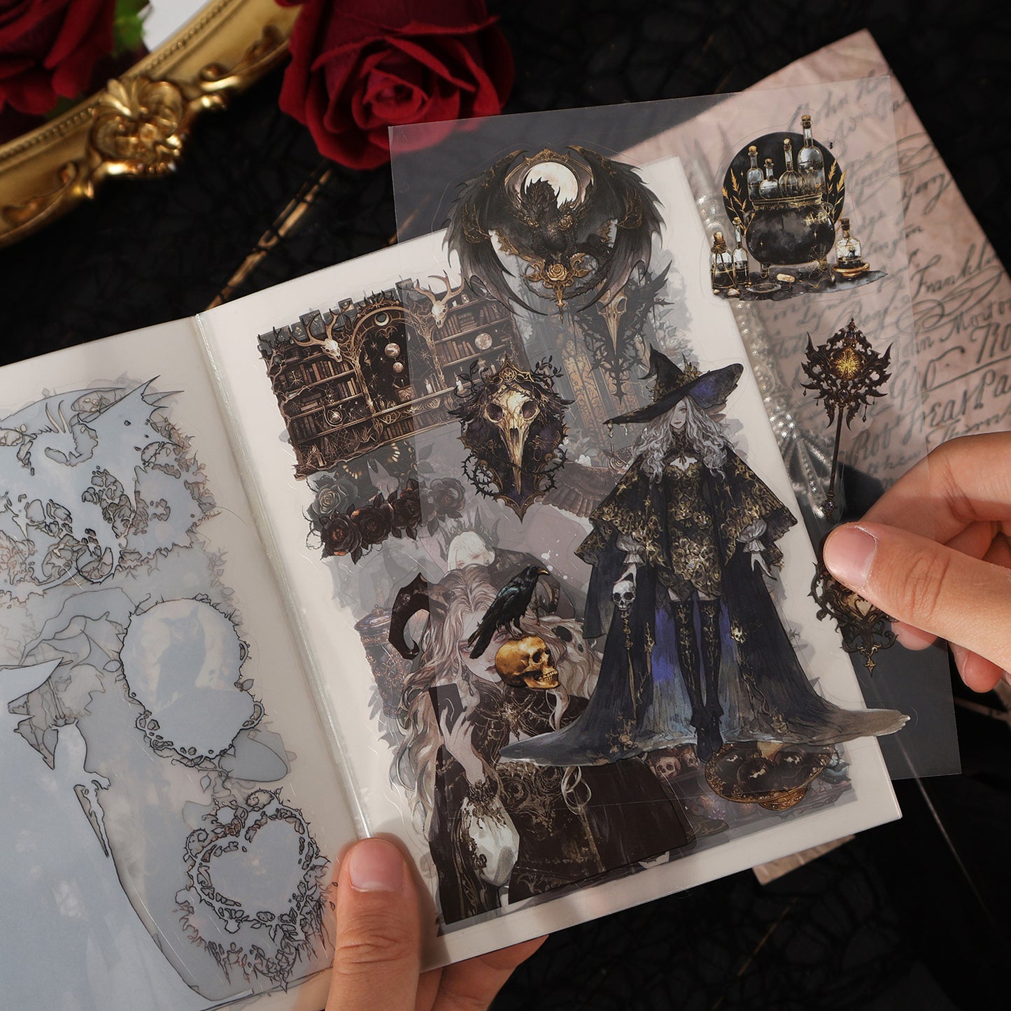 Dark Night Hymn Sticker Book