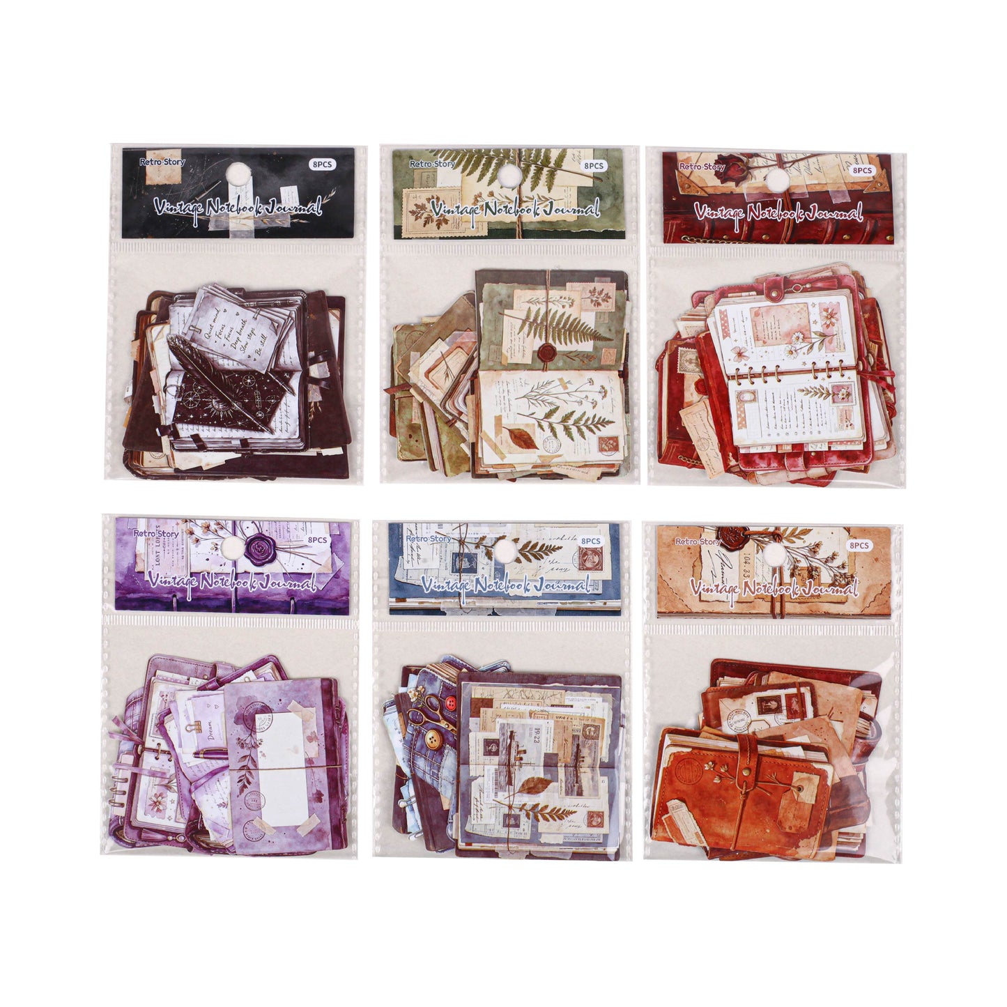 Vintage Books Stickers