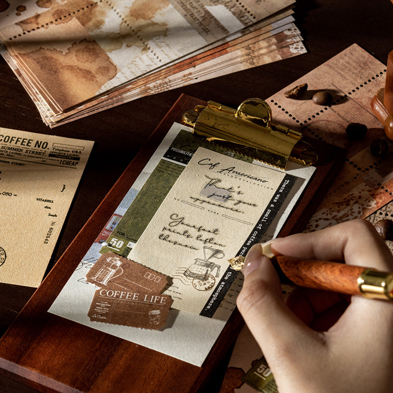 Coffee Themed Ephemera Pack