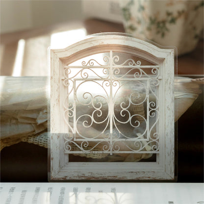 Iron Floral Window Stickers