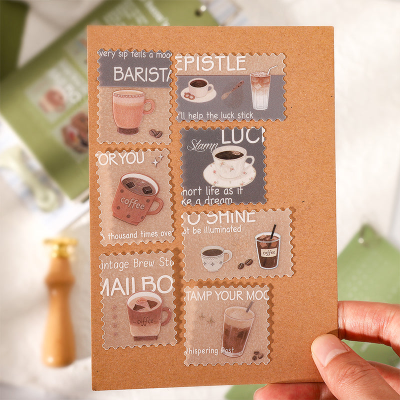 Comic Post Stamp Stickers