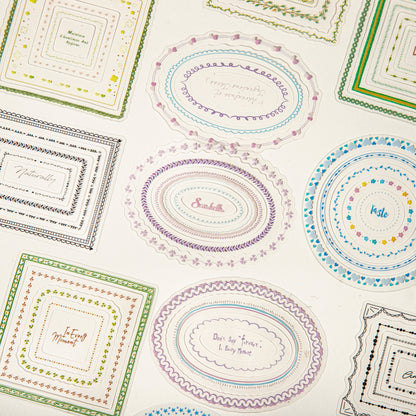 Dreamy Lace Floral Stickers