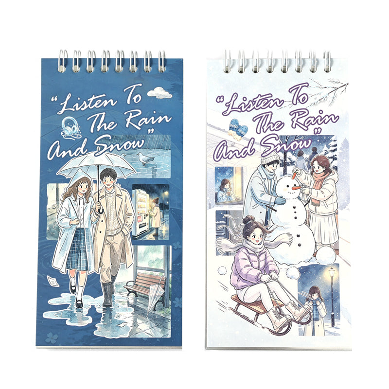 Listening to Rain and Snow Sticker Book