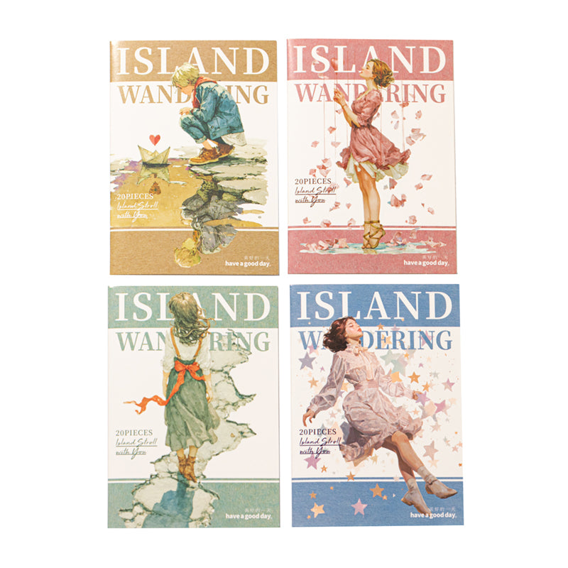 Island Stroll With You Stickers