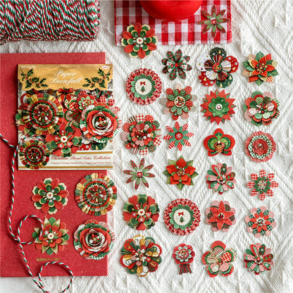 Christmas Floral Notes Stickers