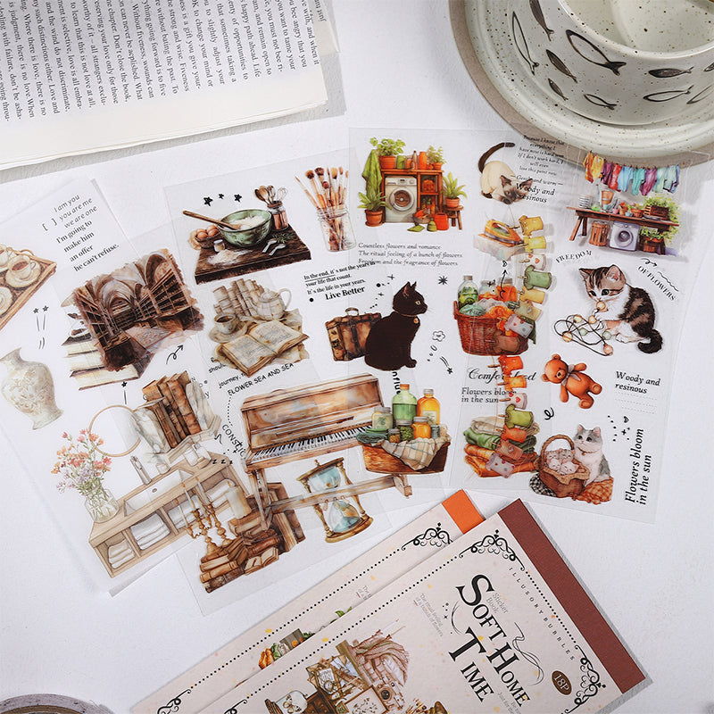 Time Sticker Book Soft Home Time Sticker Book – Doodle Diarys