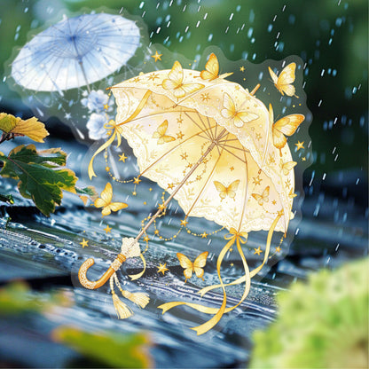 Raincloud Umbrella Stickers