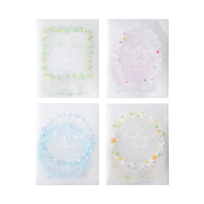 Floral Vellum Frame Stickers