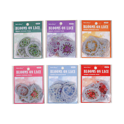 Sheer Floral Stickers