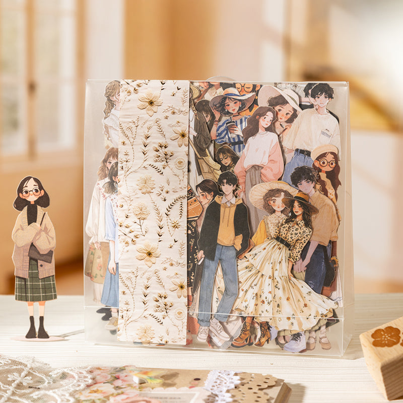 Crowded Streets Hard Card stickers