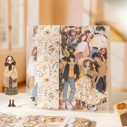 Crowded Streets Hard Card stickers