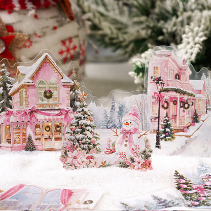 Fireside Winter Scenes Stickers
