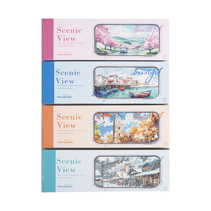 Beautiful Scenery View Sticker Book