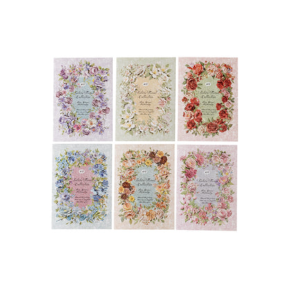Texture Flower Collection Stickers