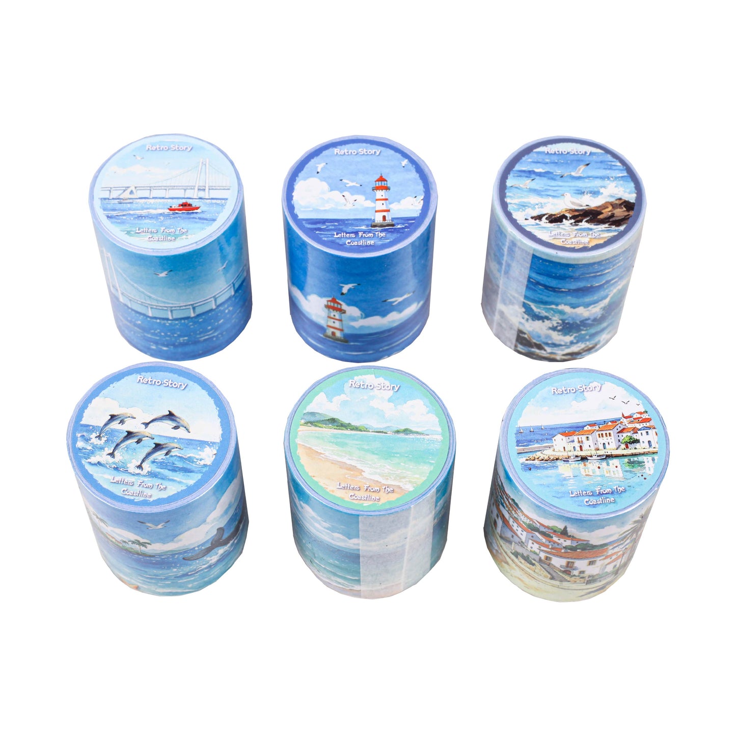 Coastal Letters Washi Tape