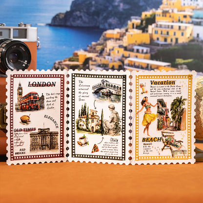 City Filmstrip Sticker Book
