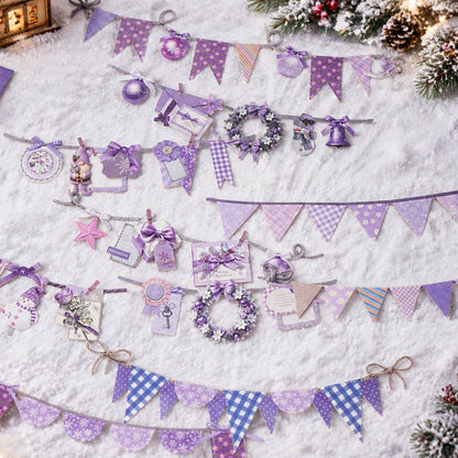 Christmas Bunting Stickers