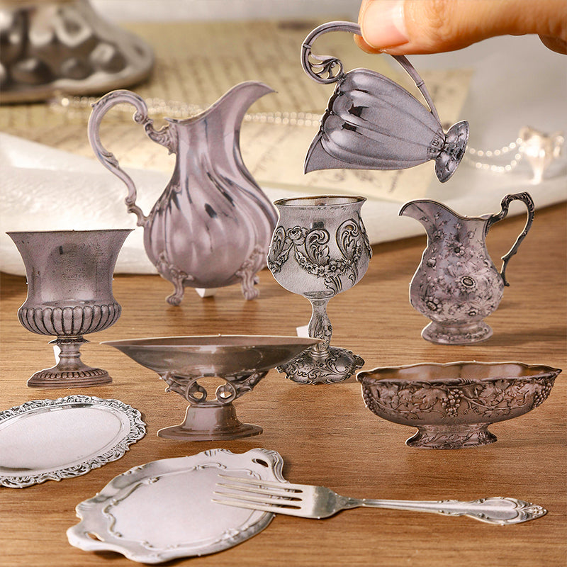 Gilded Silver Memories Stickers