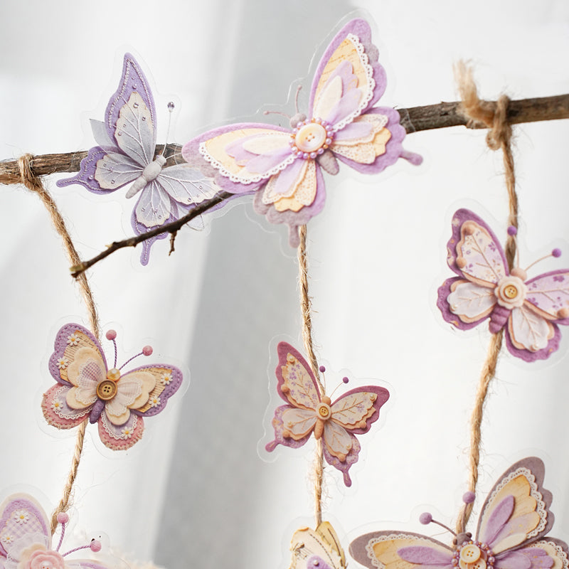 Weaving Butterfly Stickers