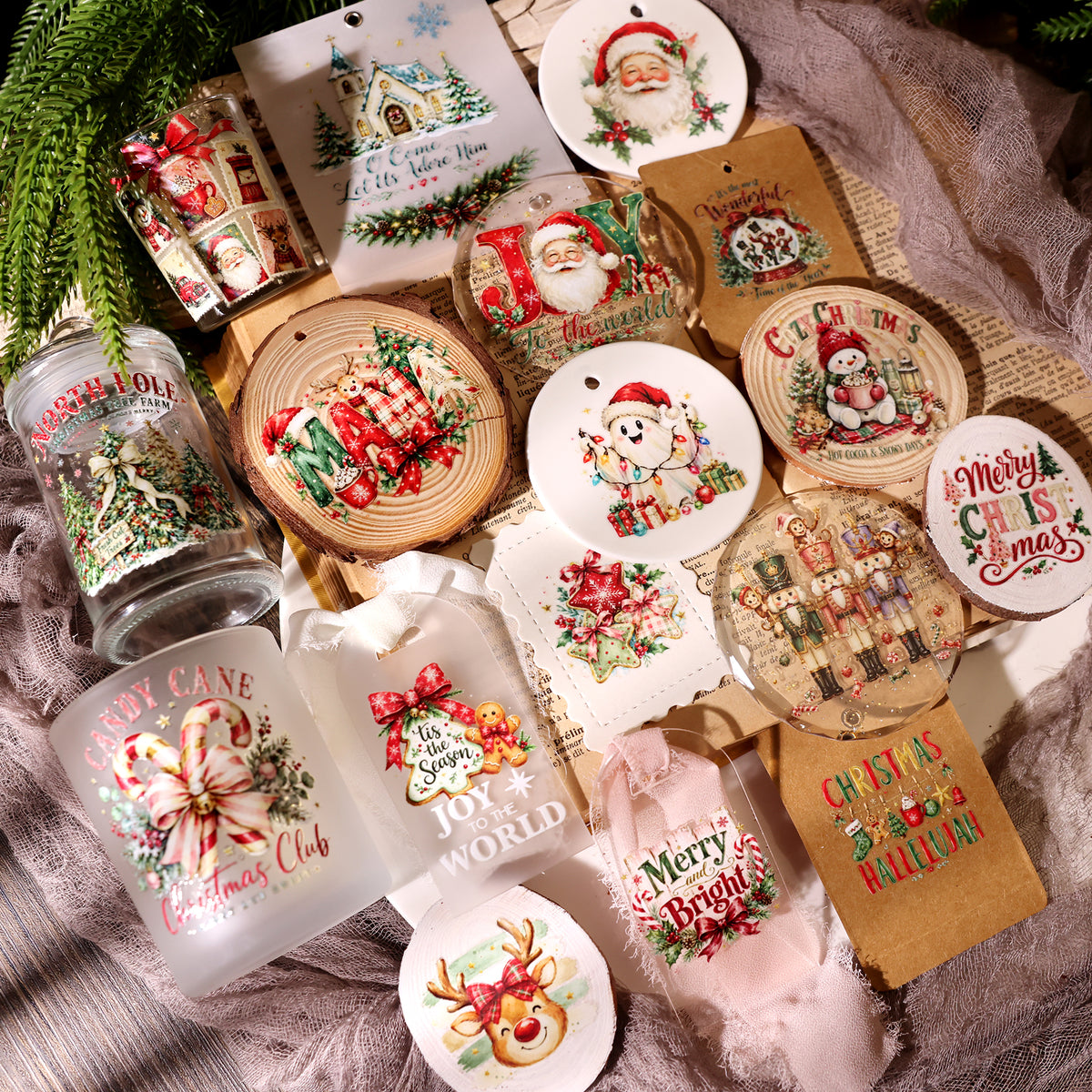 Christmas Prelude Transfer Stickers