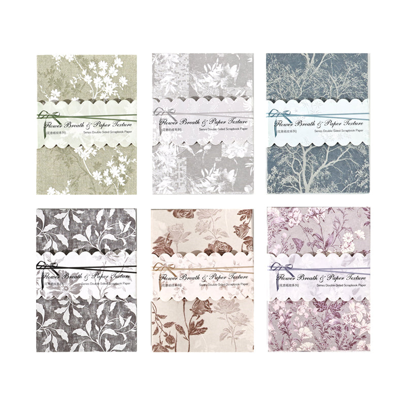 Floral Whisper Textured Papers