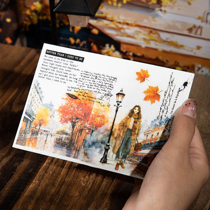 Street Corner Lamp Sticker