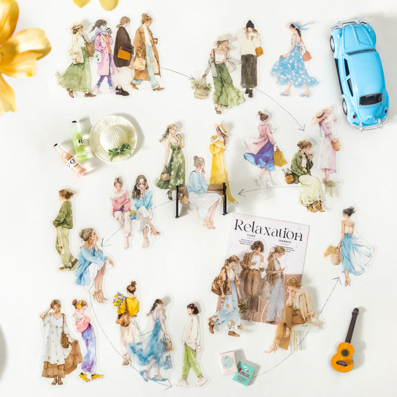 Relaxation Vibes Stickers