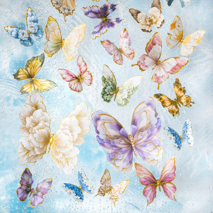 Butterflies in Water Stickers