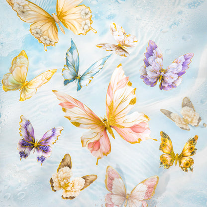 Butterflies in Water Stickers