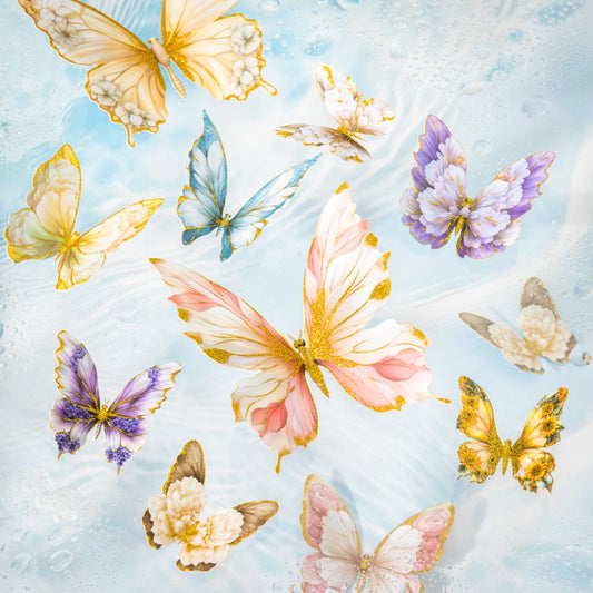 Butterflies in Water Stickers