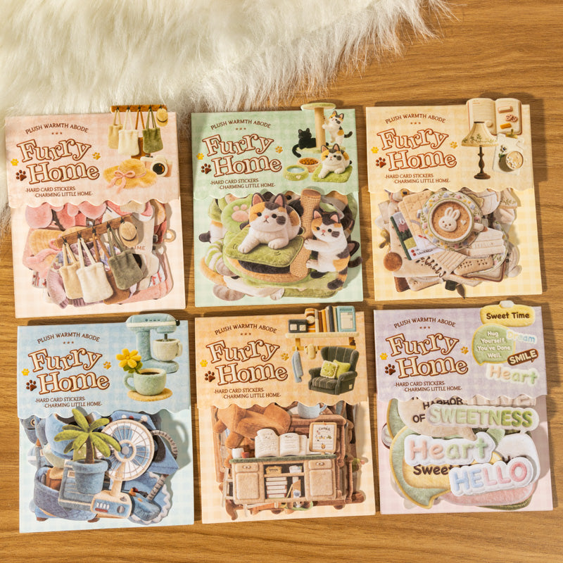 Cozy Plush Home Sticker