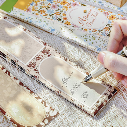 Afternoon Flower Field Memo Pad