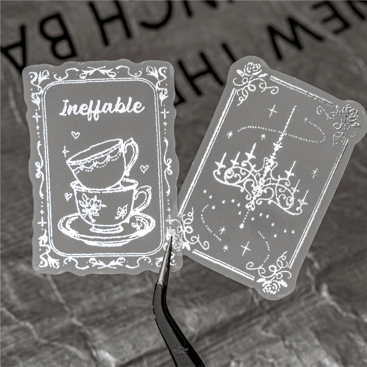 Silver Casket Secret Pact Stickers