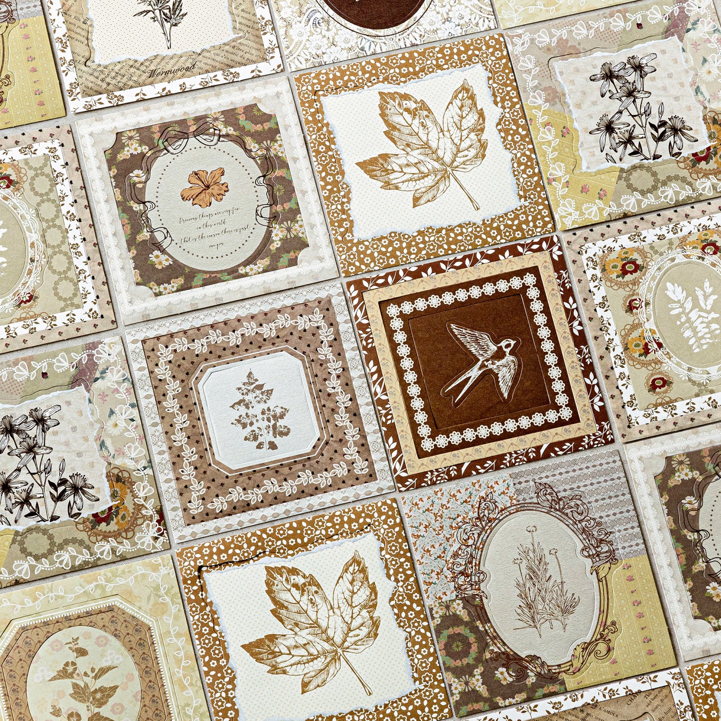 Floral Leaf Candy Stickers