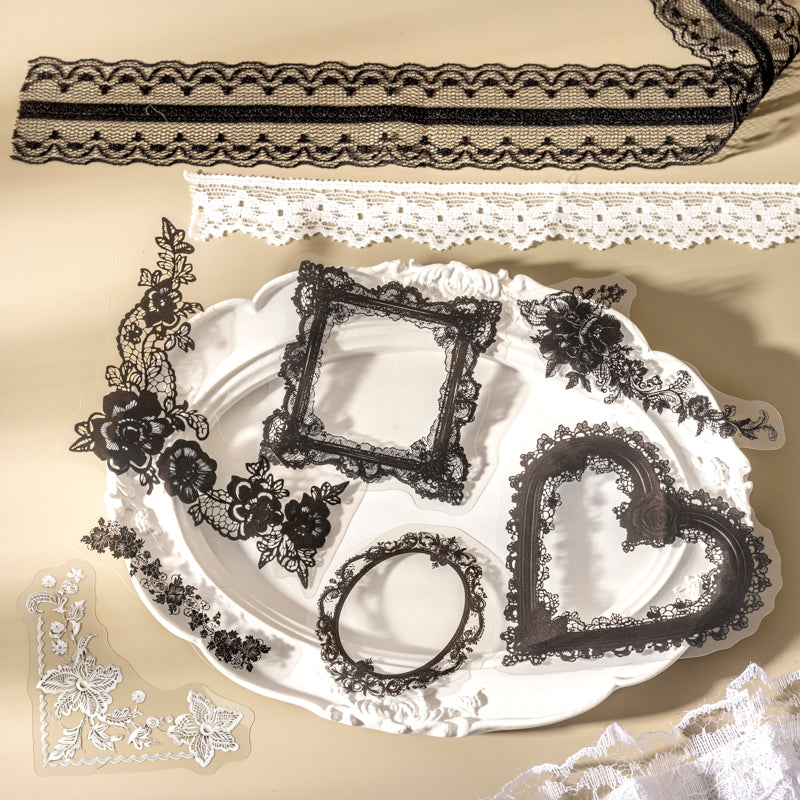 Elegant Lace Stickers