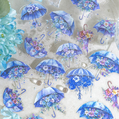 Floral Umbrella Concerto Stickers